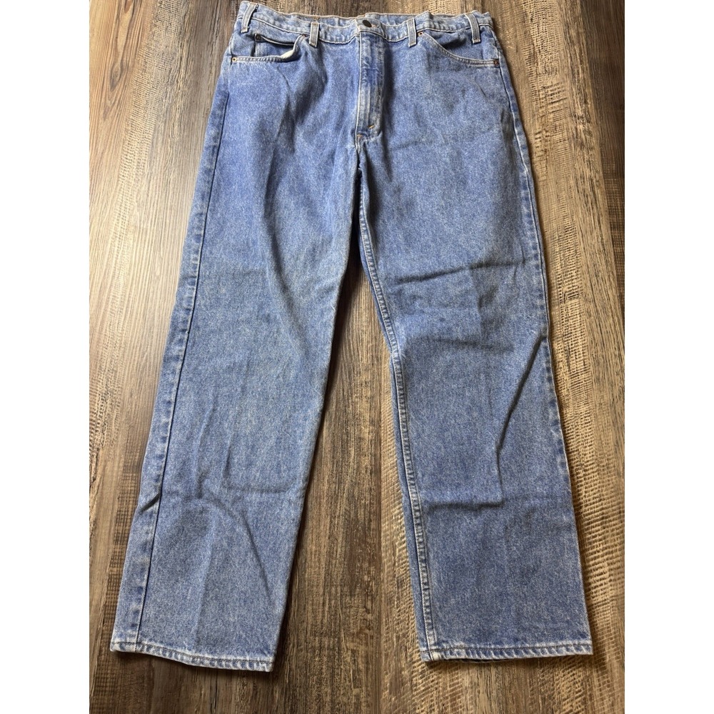 Vintage Levis 509 Jeans Mens 40x30 Fits 37x29 Denim Orange Tab Made In USA 90s‎